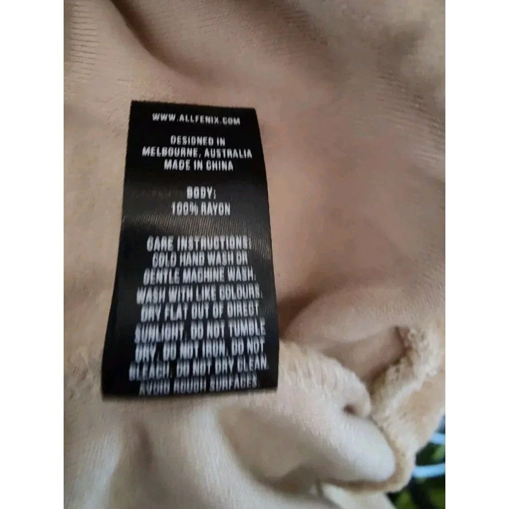 Allfenix Terry Towel Oatmeal‎ Pullover Casual Sweater Dolman Sleeve L NWT